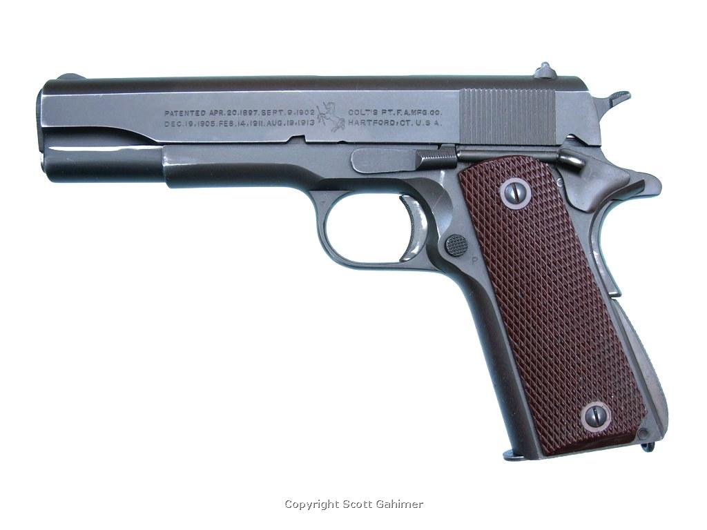 1943 Colt M1911A1 assigned to U.S.S. Tisdale (DE-33) during WWII.