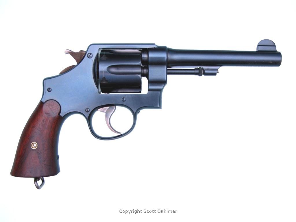 Early S&W M1917 revolver S/N 124.